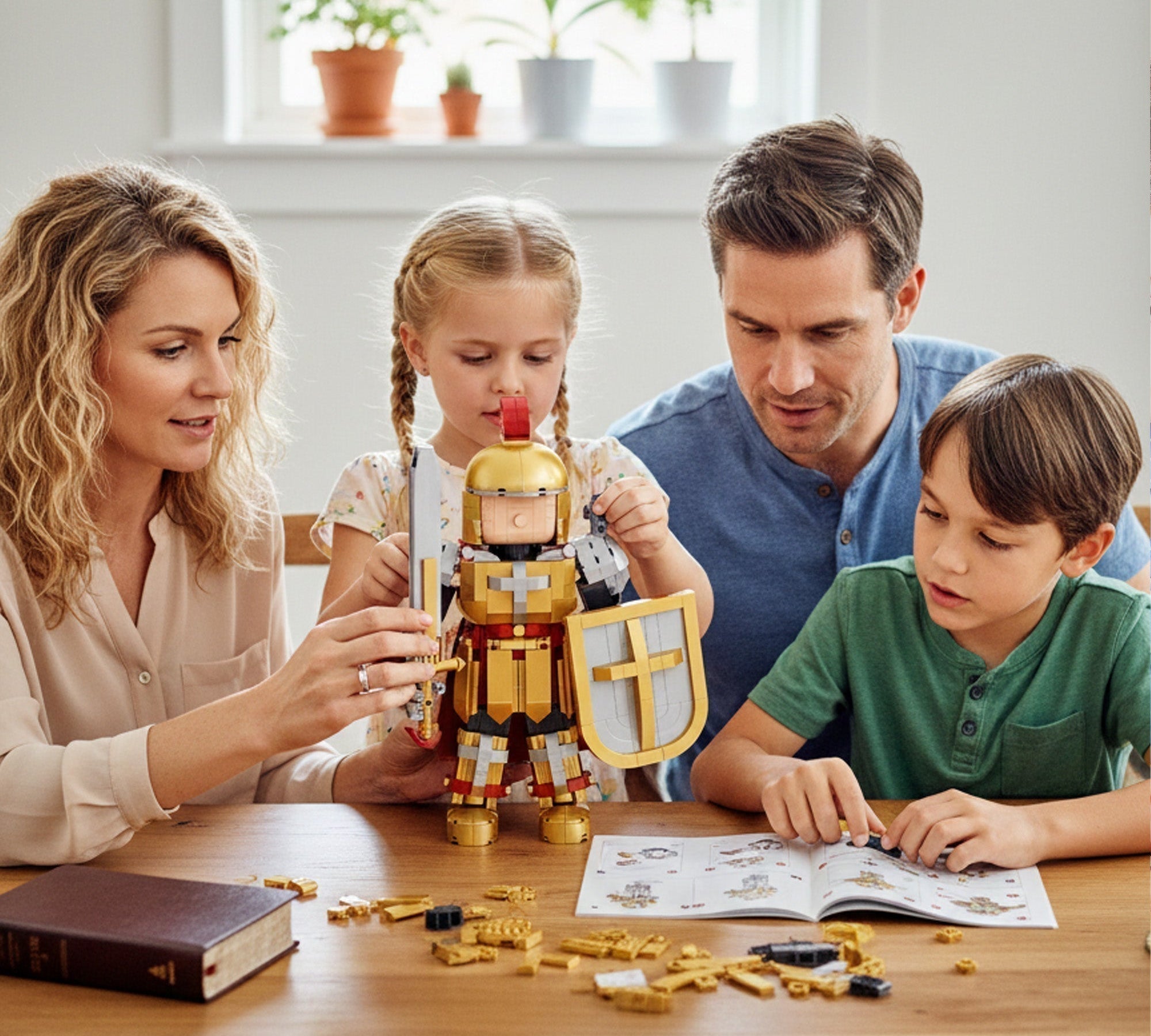 How to Teach the Armor of God to Kids: A Hands-On Brick Building Journey