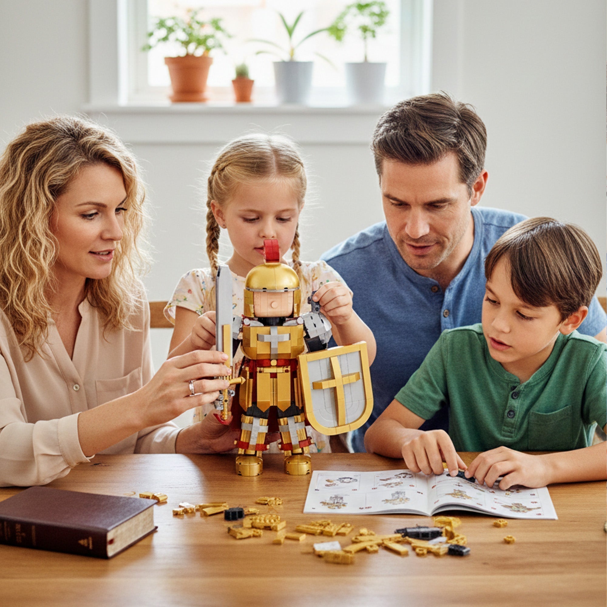 How to Teach the Armor of God to Kids: A Hands-On Brick Building Journey